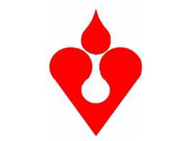 AVRC Logo of a heart and tear drop in red.